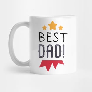 Best Dad Badge Mug